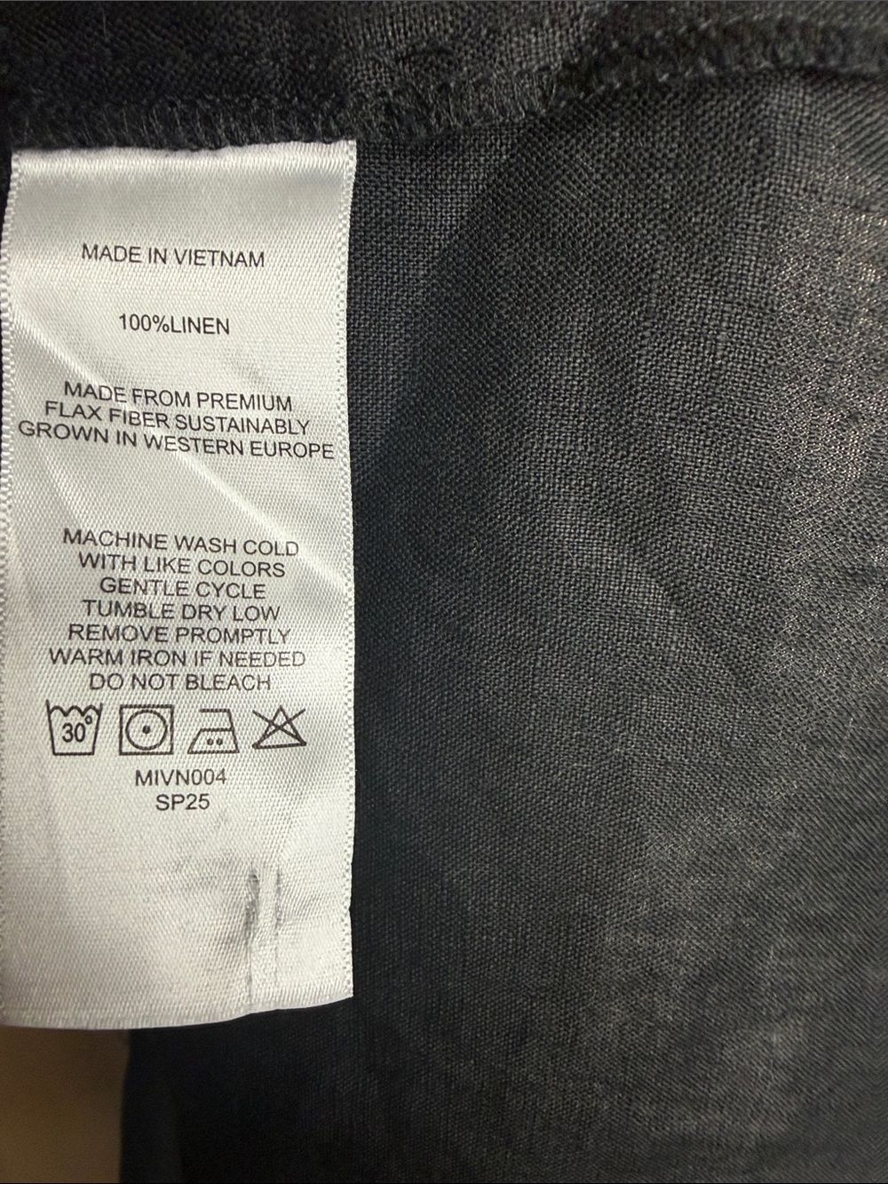 Quince | Women’s 100% European Linen Button Front Dress Size Medium NWT - Picture 6 of 7